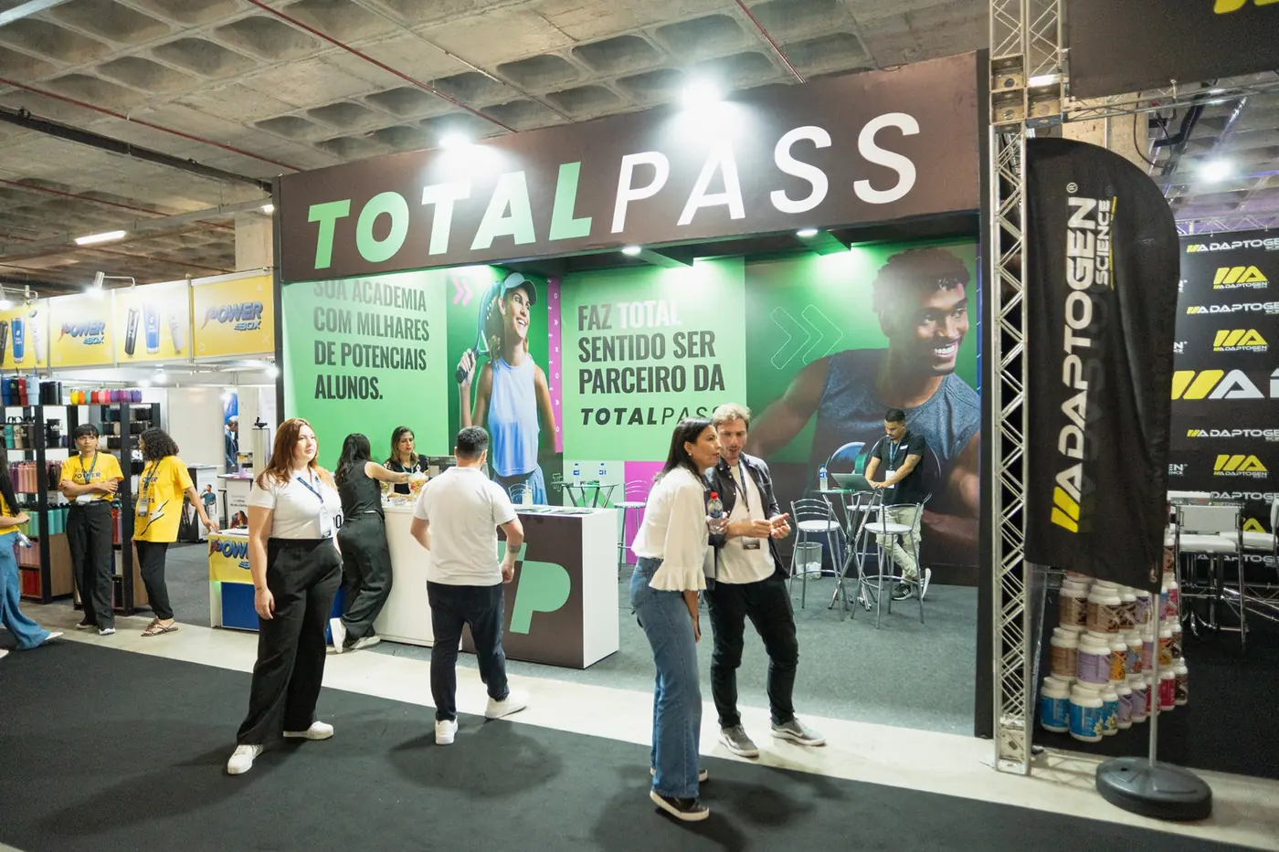 Estande da TotalPass no ENAF